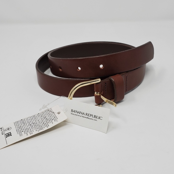 Banana Republic Accessories Nwt Banana Republic Brown Belt Gold